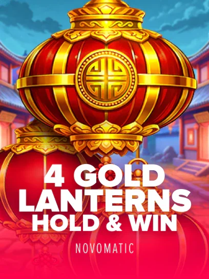 4 Gold Lanterns Hold and Win