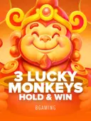 3 Lucky Monkeys Hold & Win