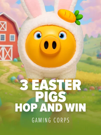 3 Easter Pigs - Hop and Win