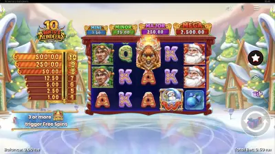 10 Santa's Reindeers
