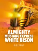 Almighty Mustang Express White Bison