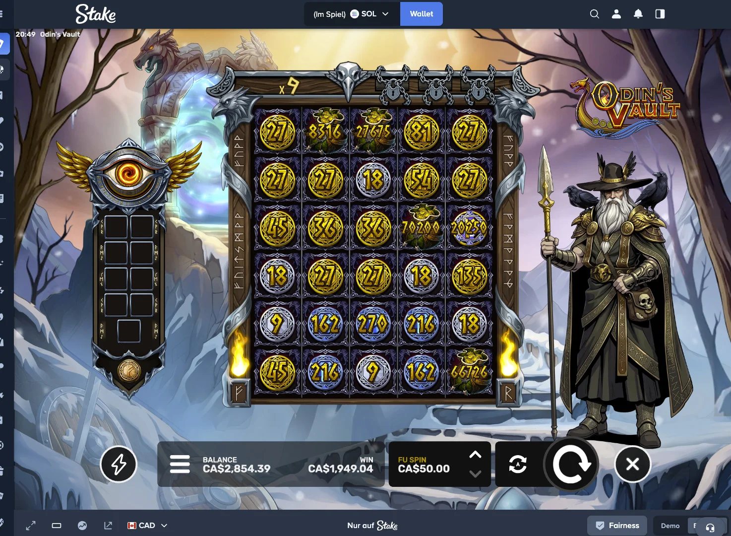 Odins Vault win screenshot