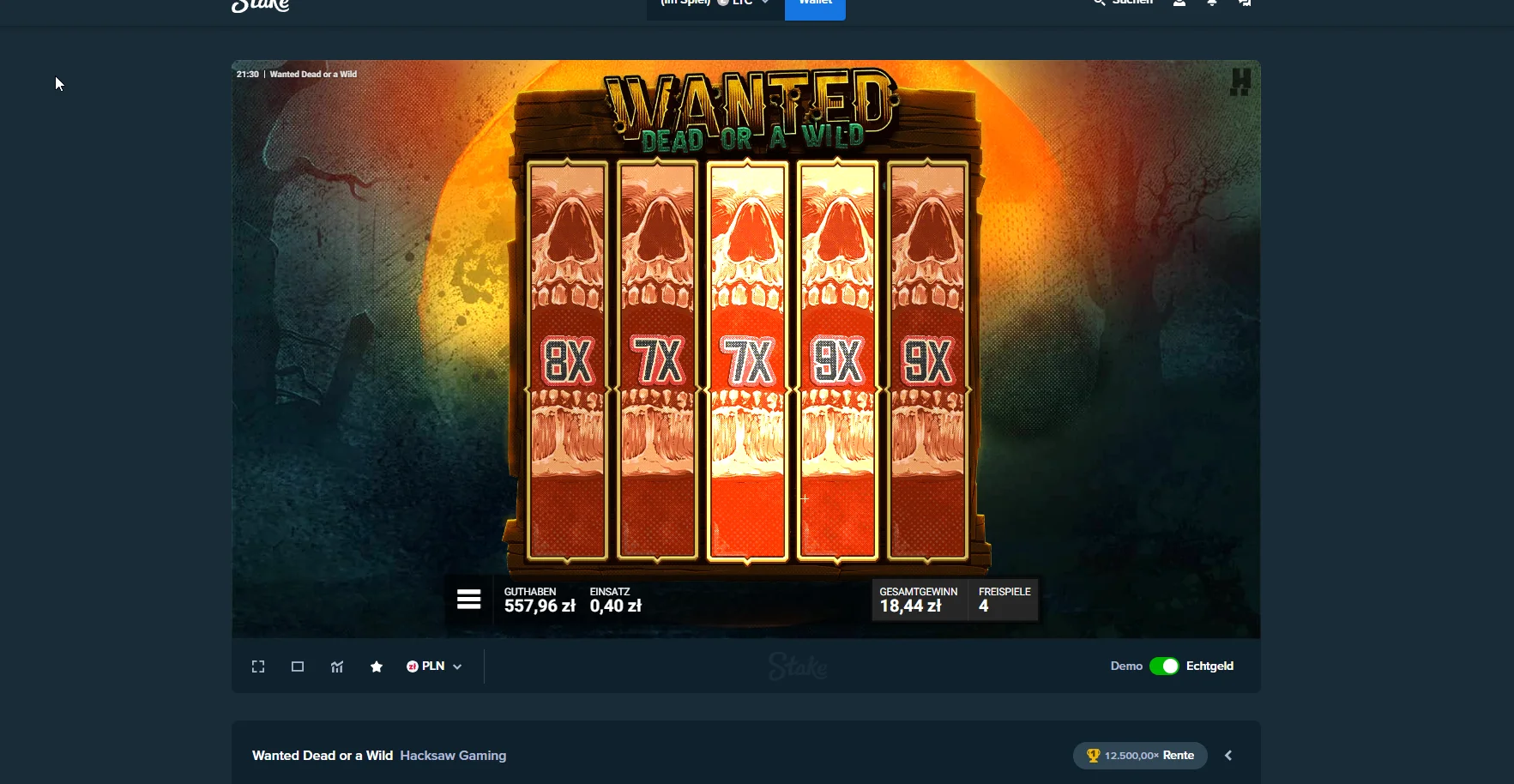 Wanted Dead or a Wild win screenshot