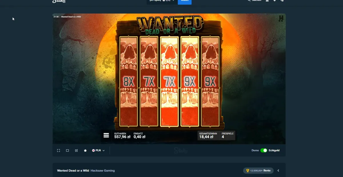 Wanted Dead or a Wild win screenshot