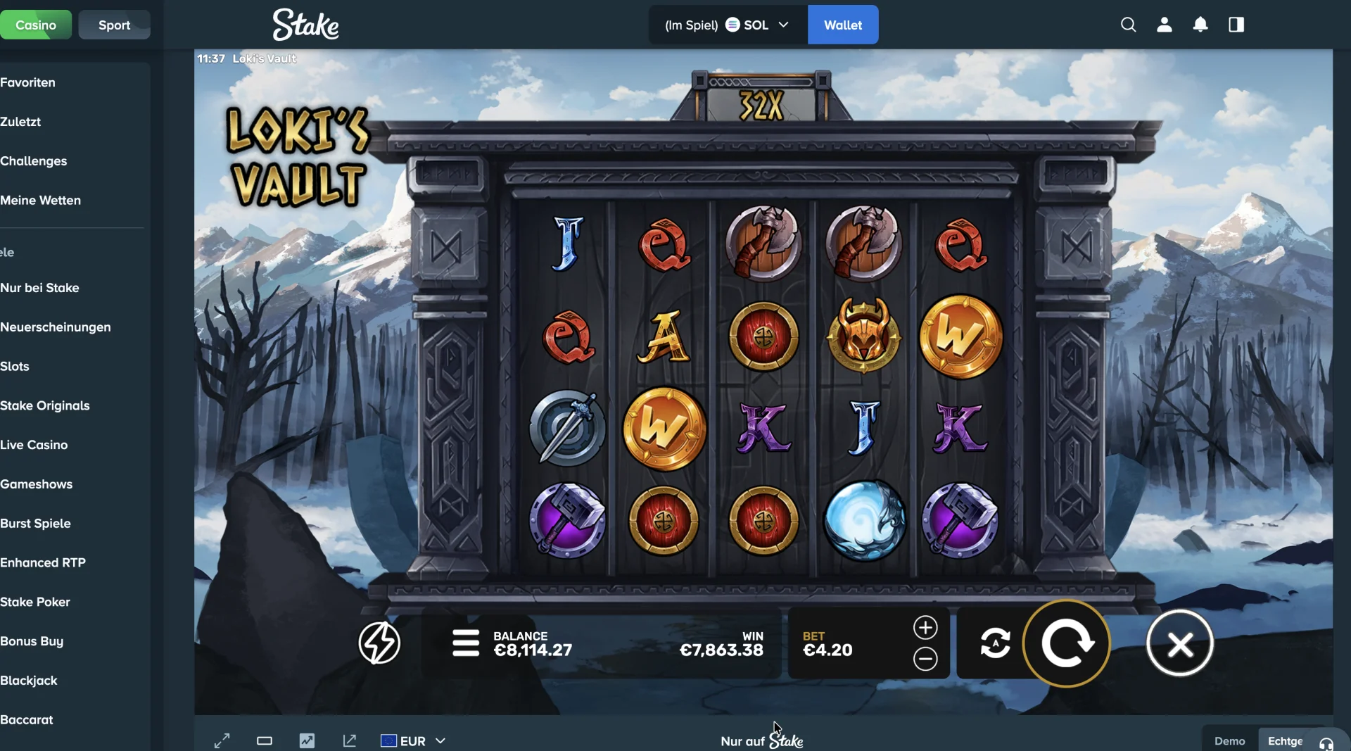 Lokis Vault win screenshot