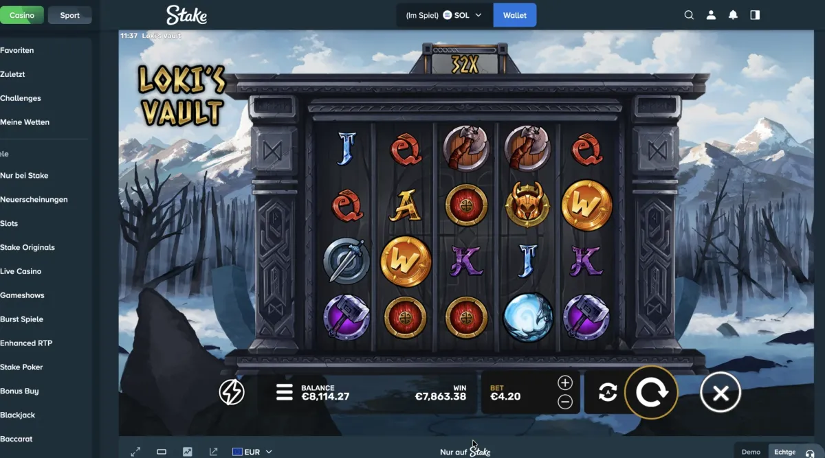 Lokis Vault win screenshot