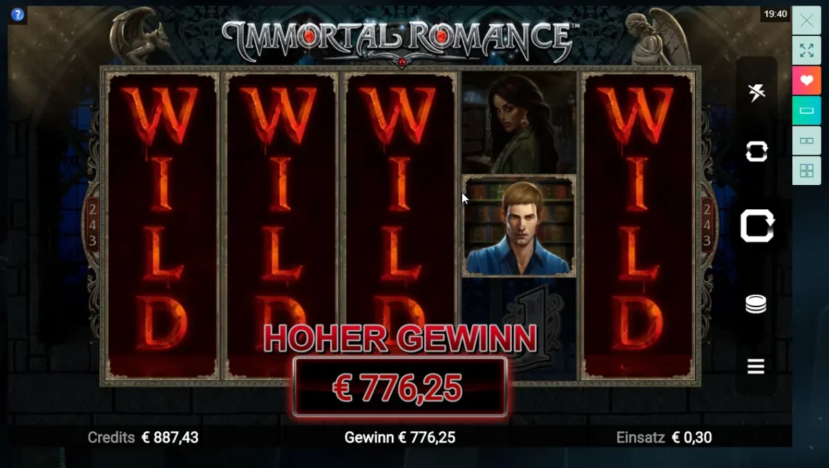 Immortal Romance win screenshot