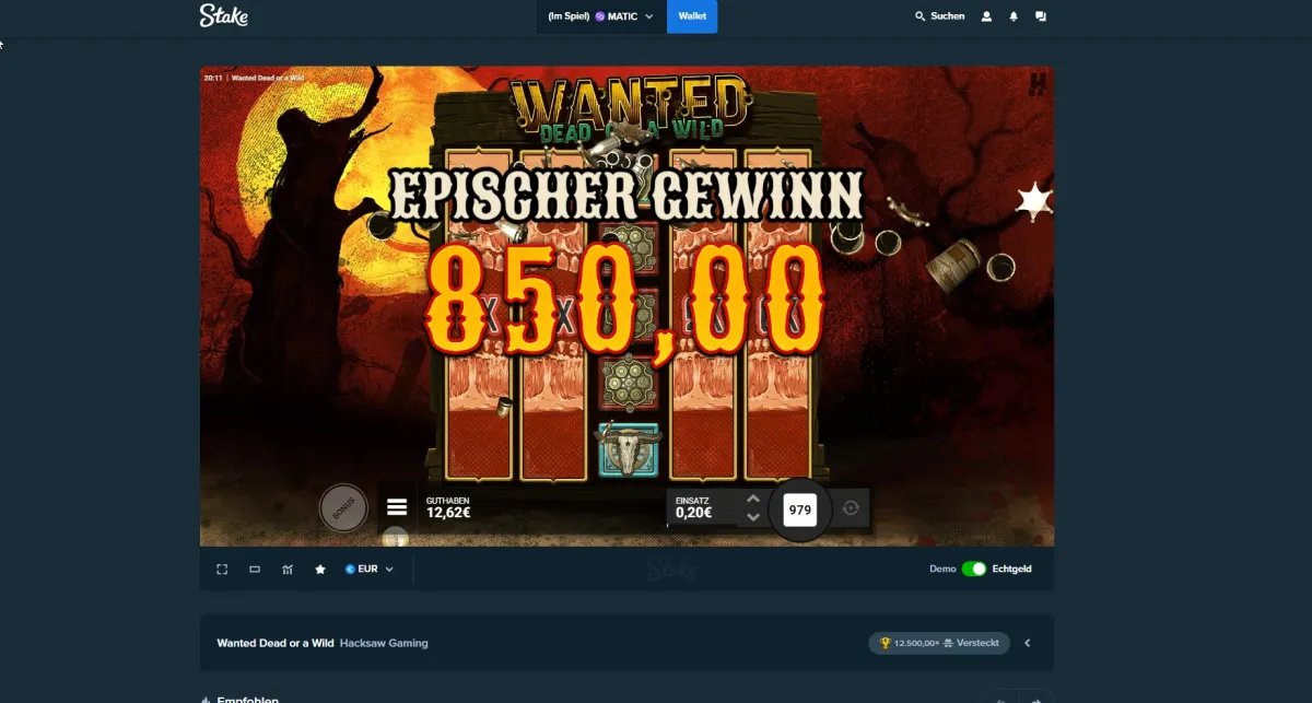 Wanted Dead or a Wild win screenshot