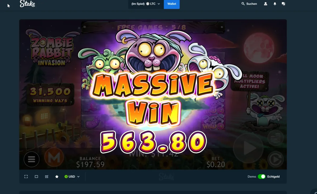 Zombie Rabbit Invasion win screenshot