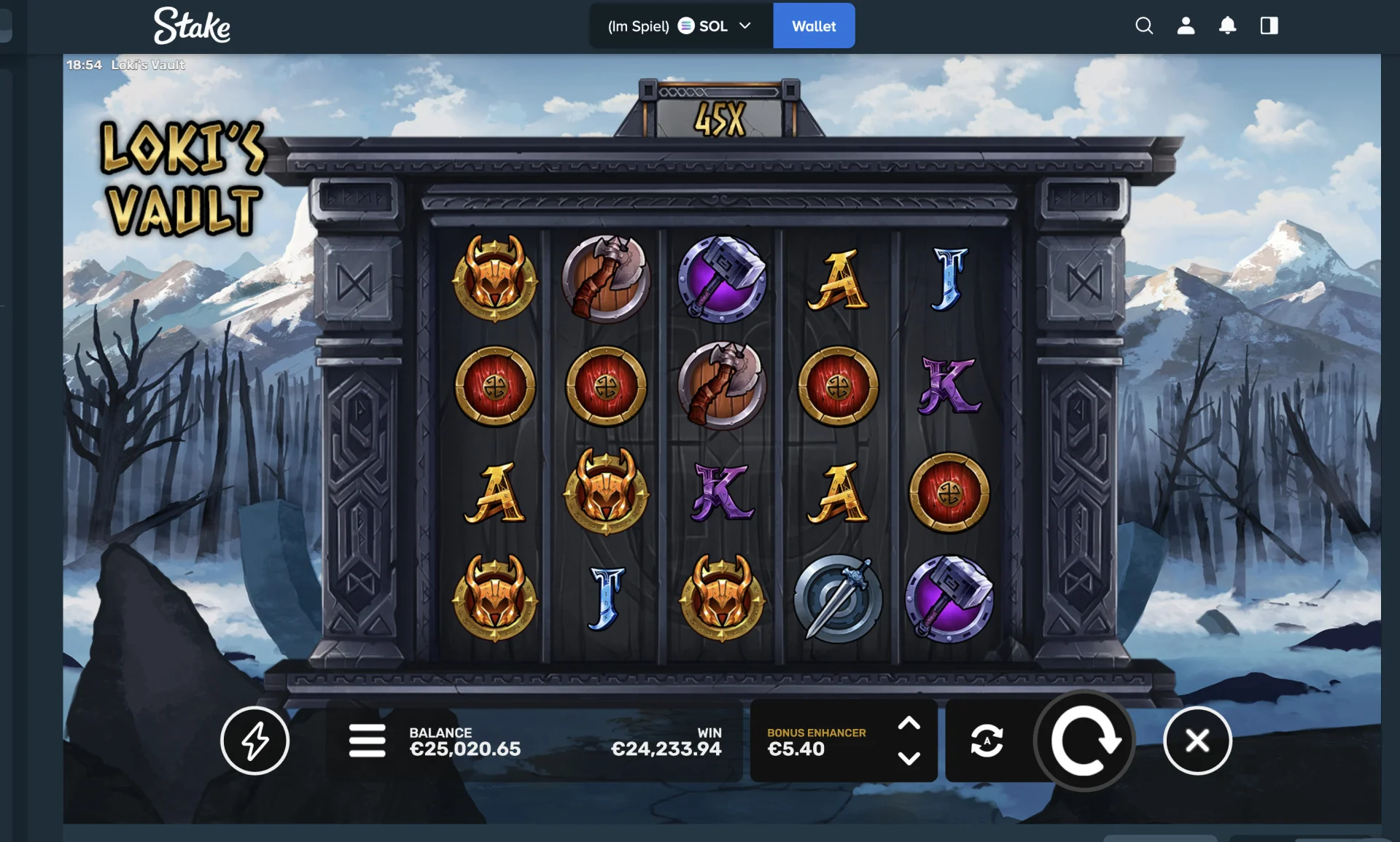 Lokis Vault win screenshot