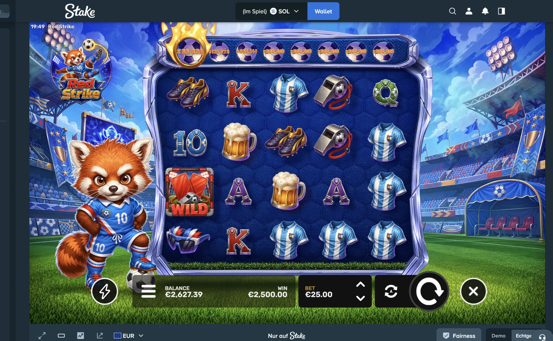 Red Strike win screenshot