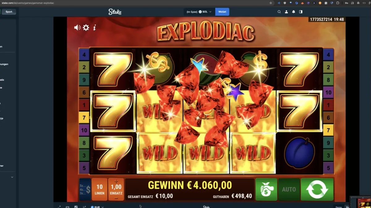 Explodiac win screenshot