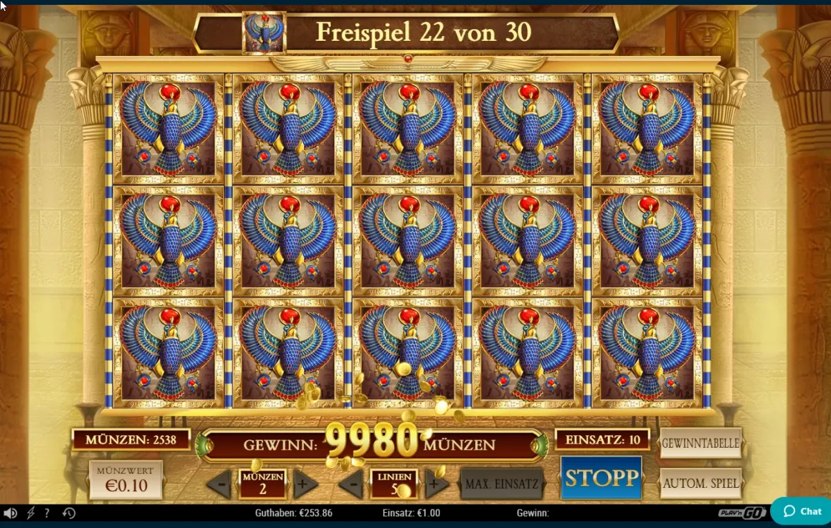 Book of Dead win screenshot