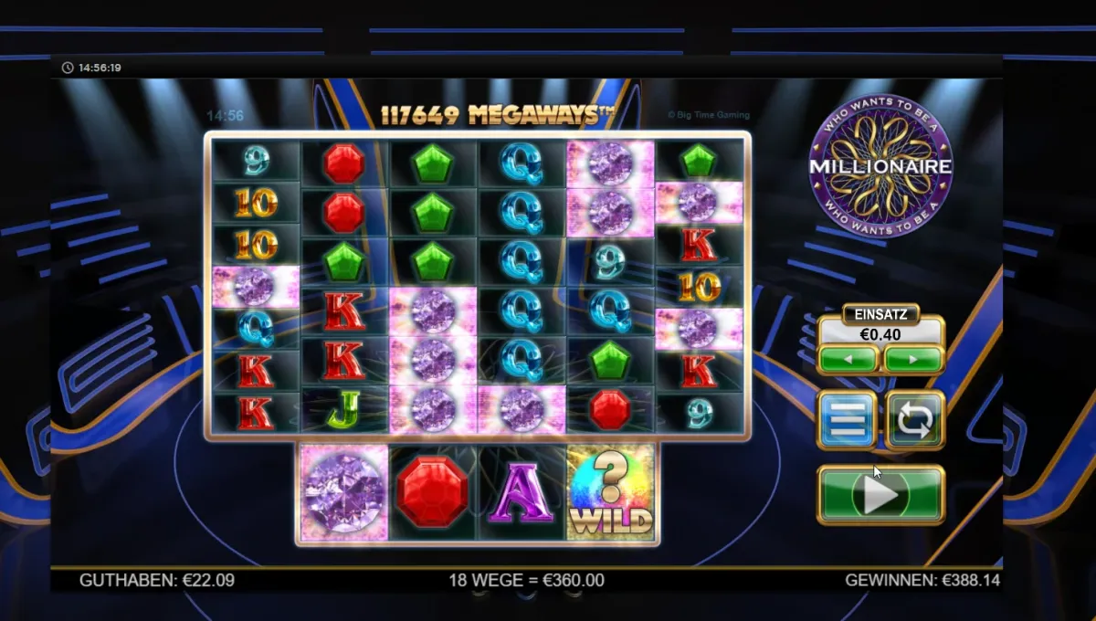 Millionaire win screenshot